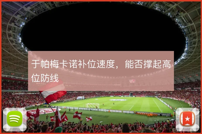 于帕梅卡诺补位速度，能否撑起高位防线